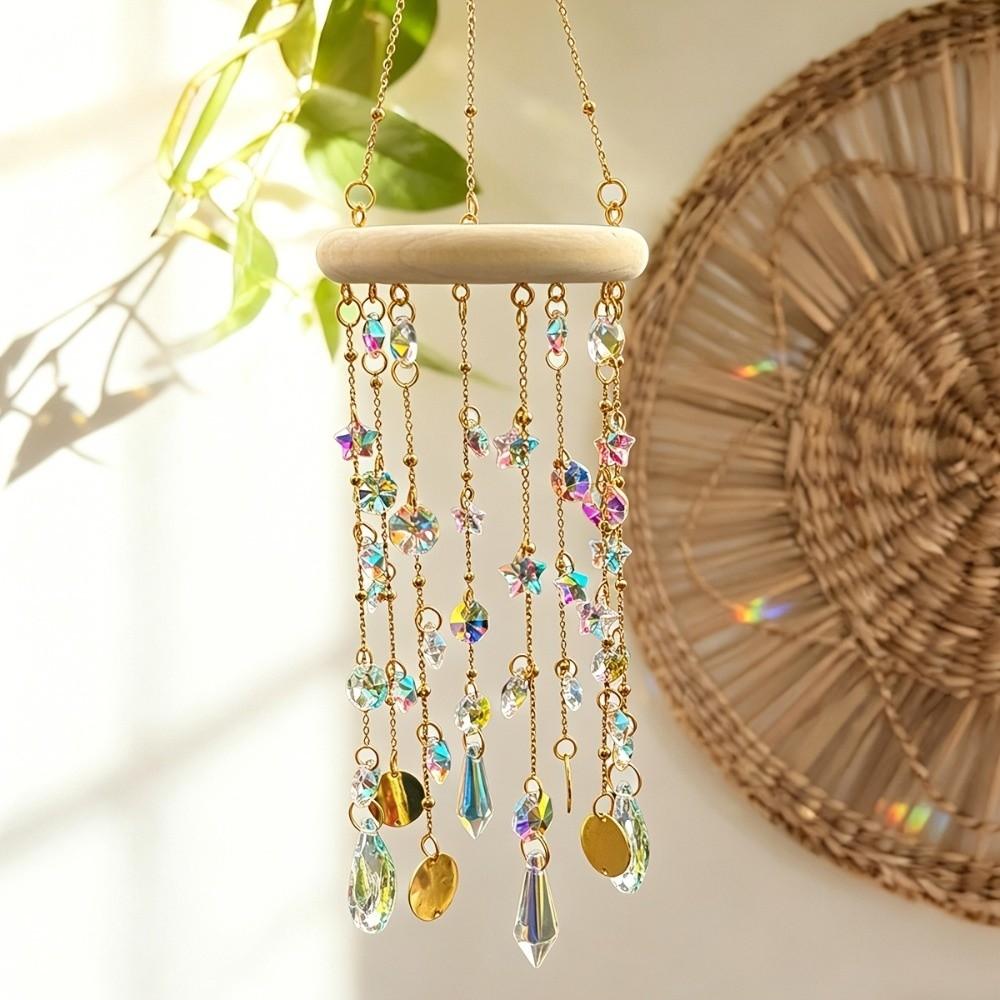 Hanging Crystal Sun Catcher Exquisite Window Hanging Decor Prism Rainbow Maker Outdoor Balcony