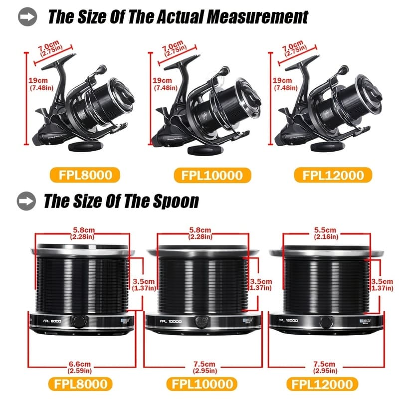 Wysokowydajny kołowrotek spinningowy do wody morskiej i słodkowodnej z podwójną odpornością i wysoką siłą hamowania łożysko 6+1BB i podwójna prowadnica
