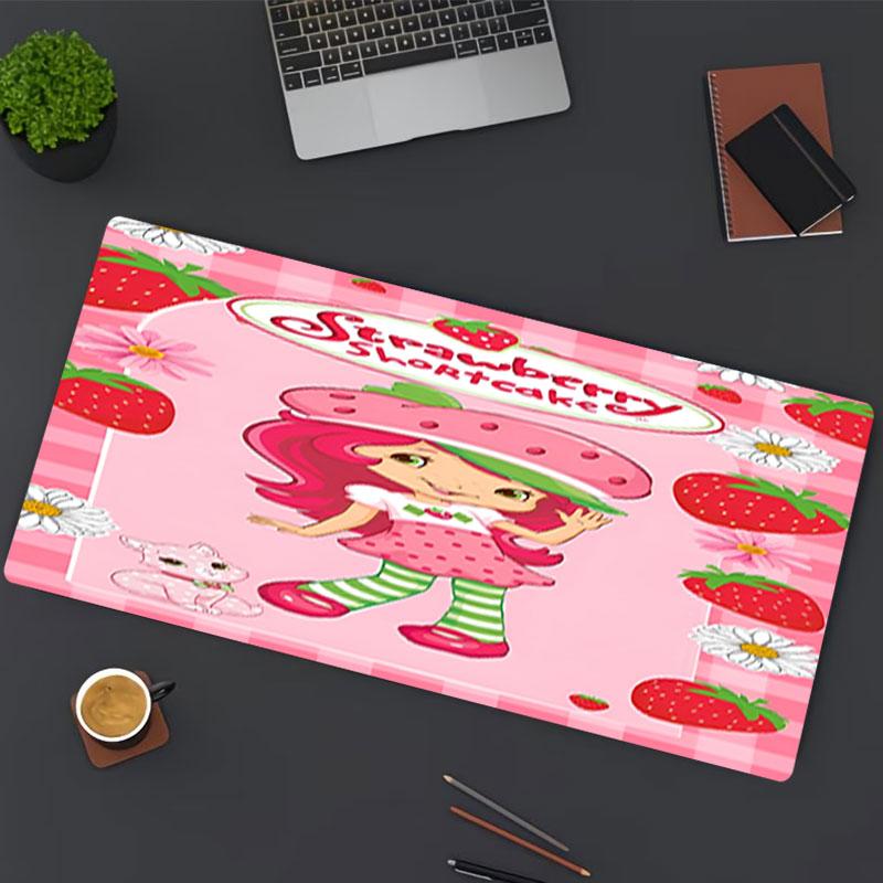 Strawberry Shortcake Print Mouse Pad, for Keyboard Pad Laptop PC Mat for Office Home Use, Desk Decor, Perfect Birthday Gift for Gamers