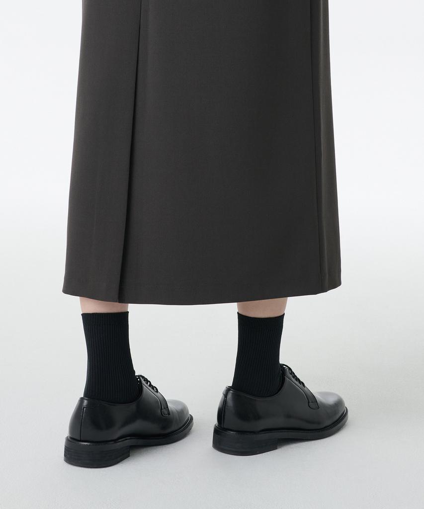 Musinsa Standard Woman Women'S Straight Maxi Skirt [Gunmetal]