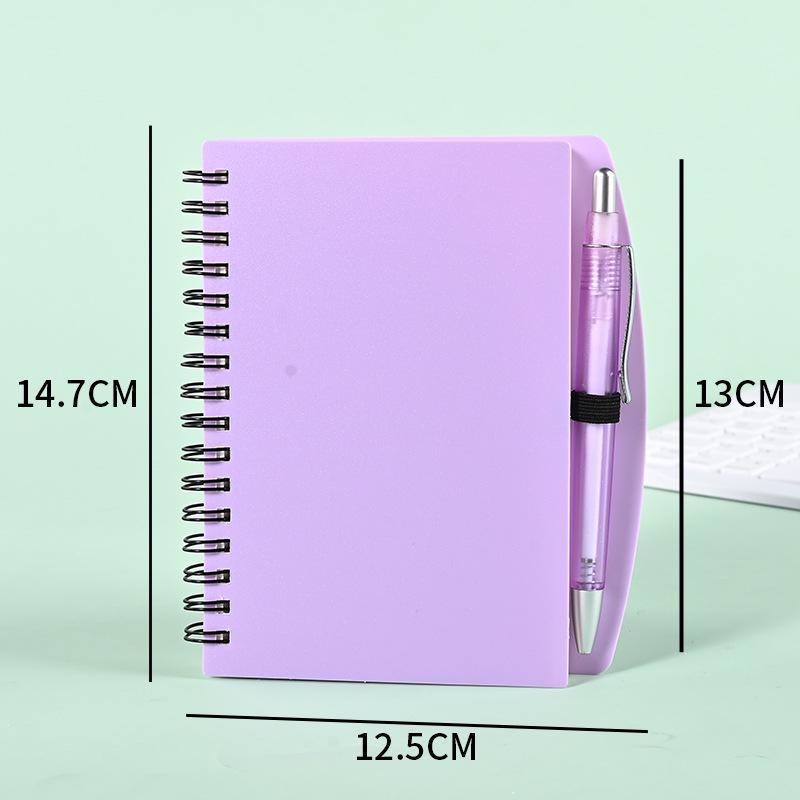 Stylish Spiral Notebook with Pen Holder for School, Training, Corporate Promotions & Custom Work Logs