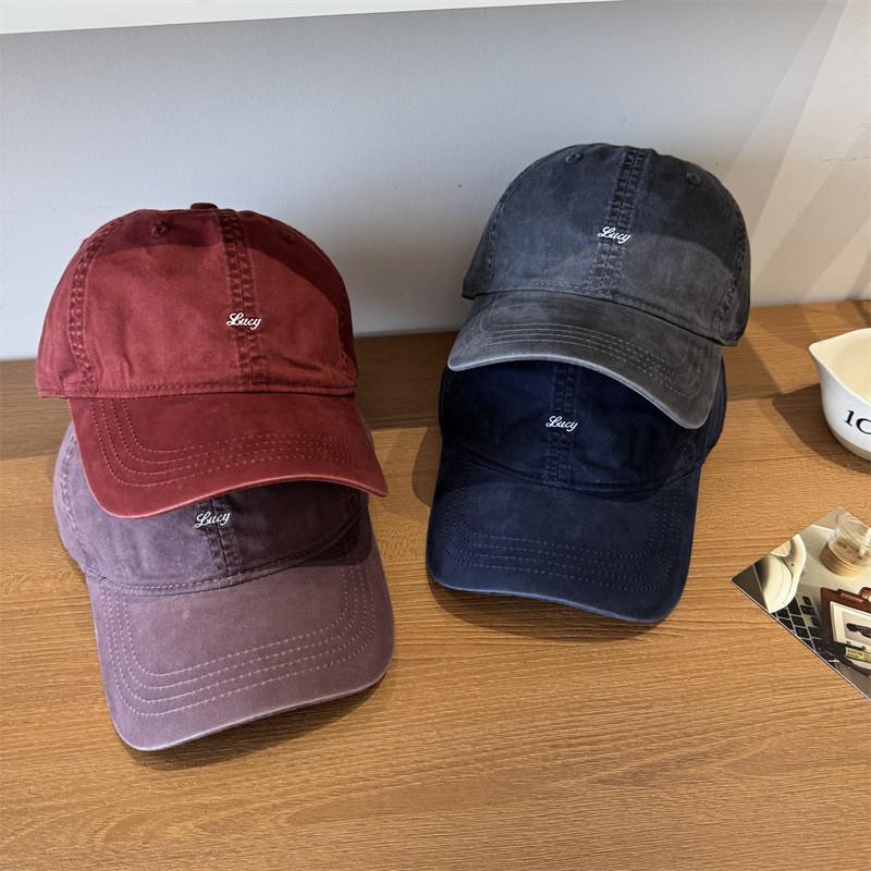Street Dance Baseball Cap With Embroidered Letters Wide Brim For Summer Casual Wear