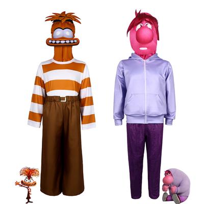 Anime Movie Inside Out2 Anxiety Cospaly Costume Embarrassment Cos Outfits For Adult Kids Halloween Stage Performance Kid Friendly Entertaining Fun