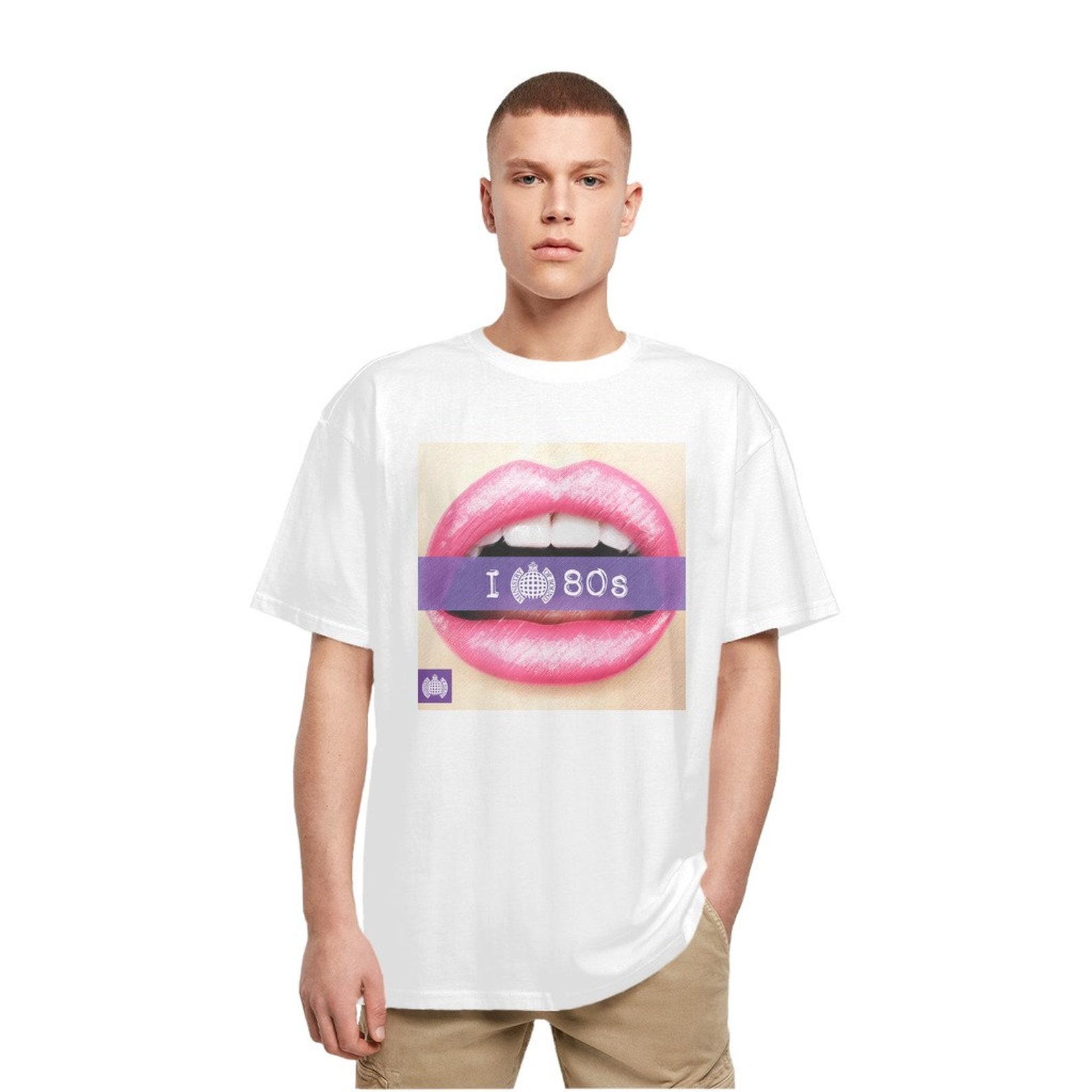 80s Music Oversized T-Shirt – Retro Fashion Graphic Tee S