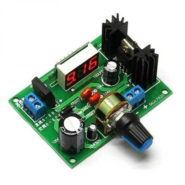 

LM317 DC 1,25 ~ 28 В Регульований регулятор напруги Модуль блоку живлення
