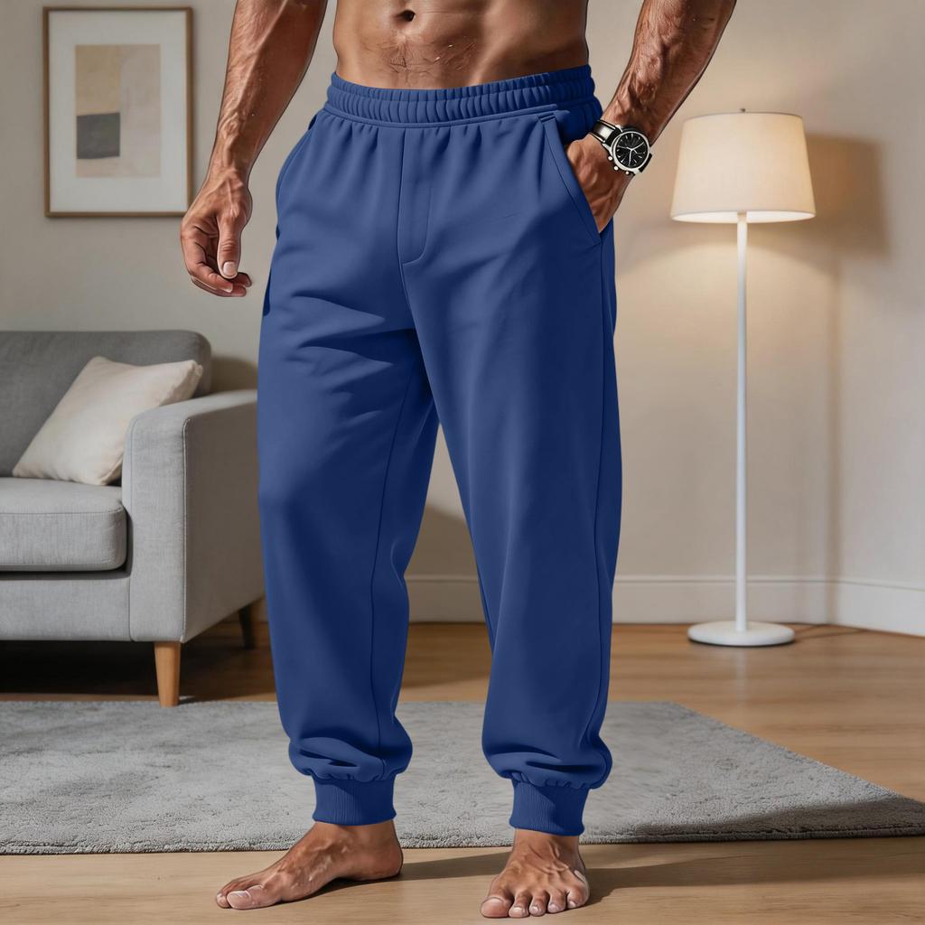 Herren Freizeithose mit lockerem Schnitt und elastischem Bund für täglichen Komfort