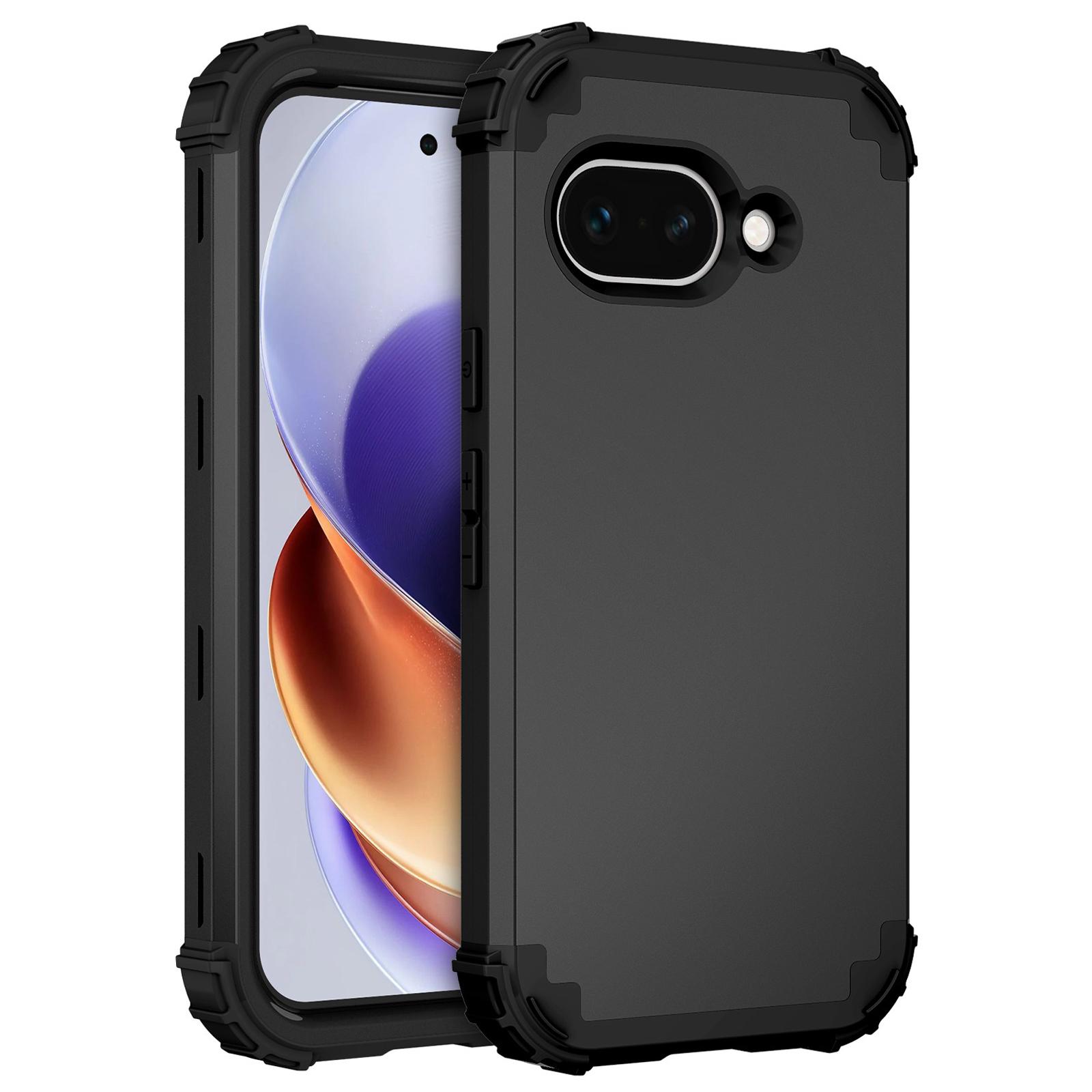 

L-Style For Google Pixel 9a Case Shockproof PC + TPU Phone Back Cover D