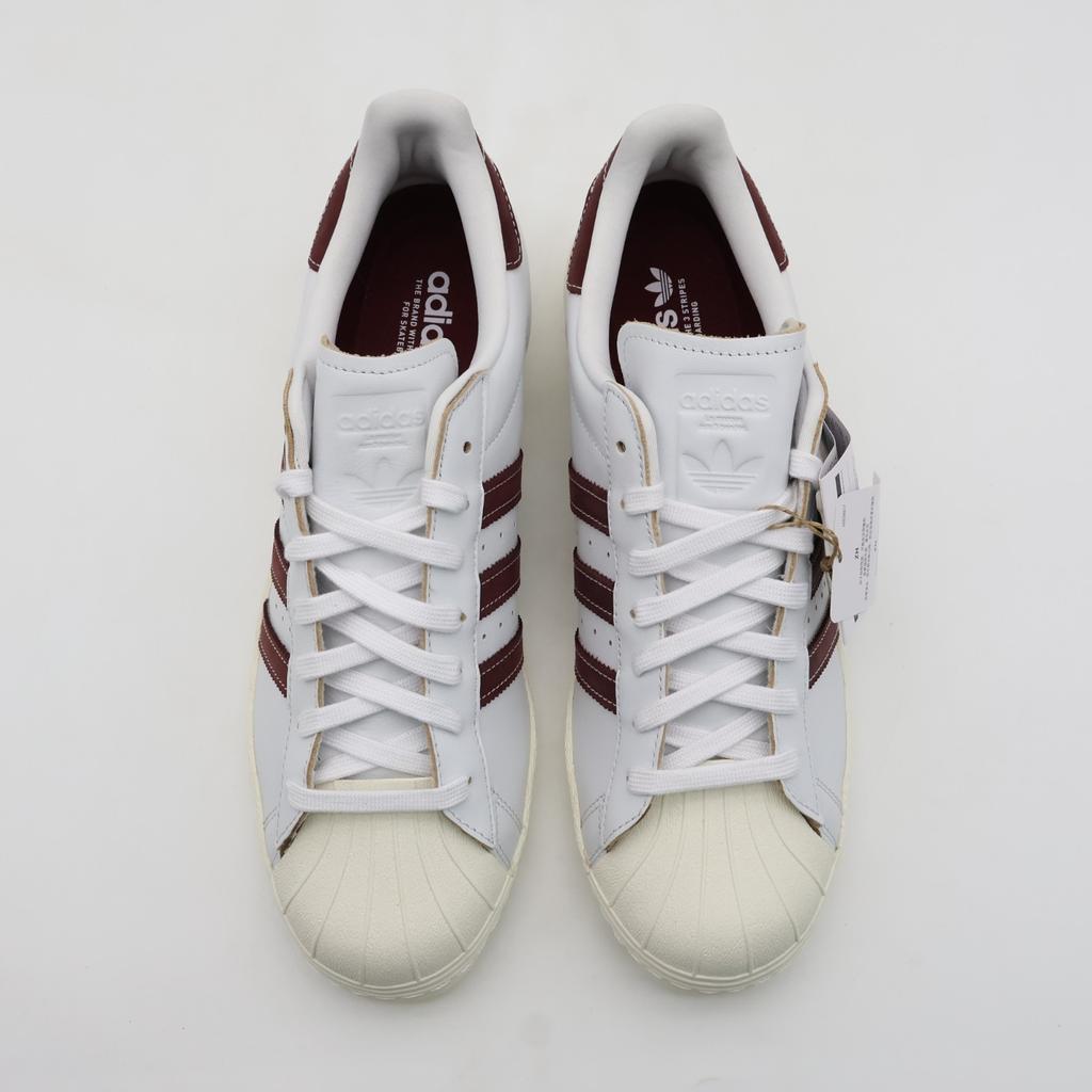 JP8529 adidas Originals Superstar 80 ADV Crystal White Shadow Red (Men's)