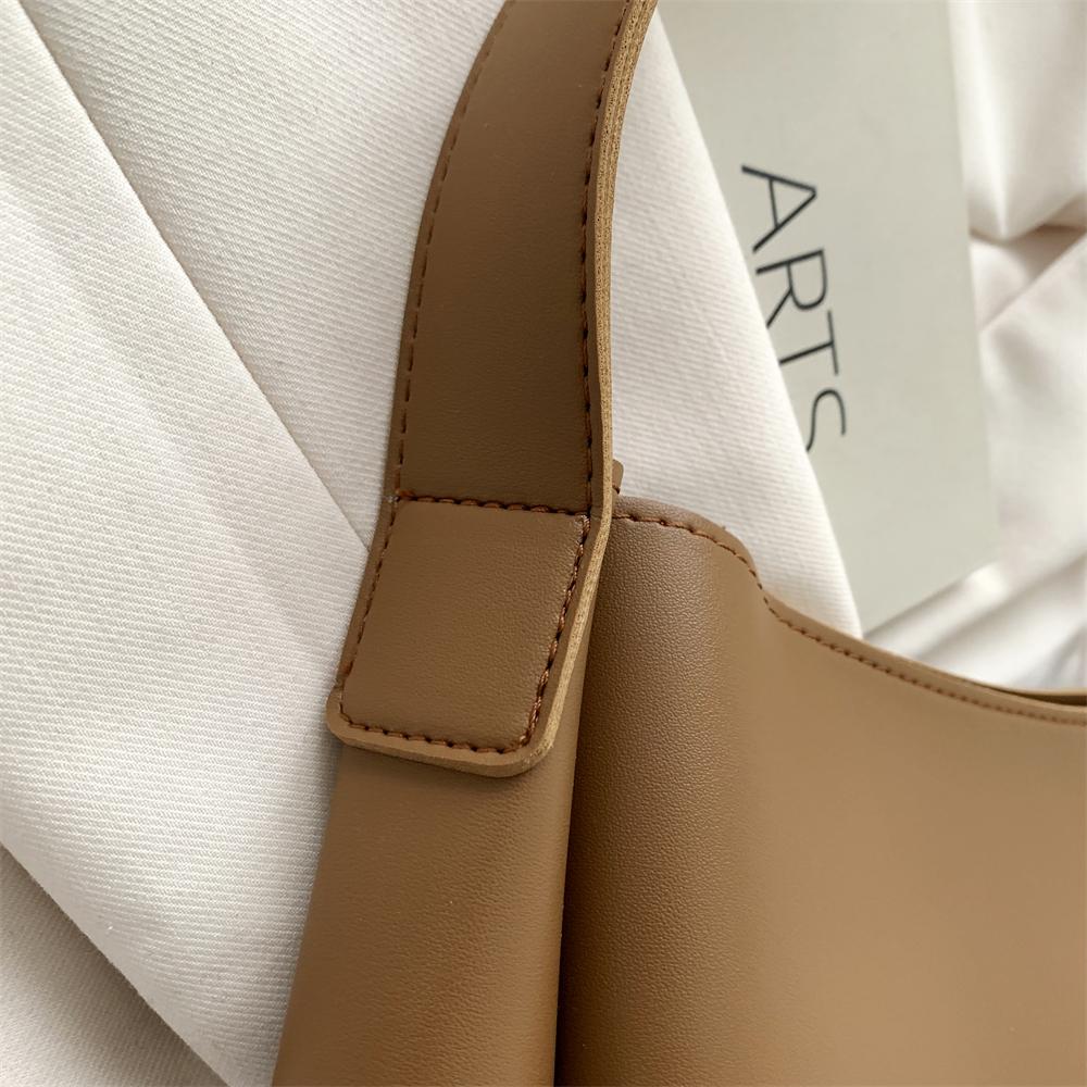 Genți de tote de calitate pentru femei 2 buc/set Genți de umăr pentru cumpărători de capacitate mare, culoare pură, curea lată, din piele PU moale, genți de mână pentru femei 2022