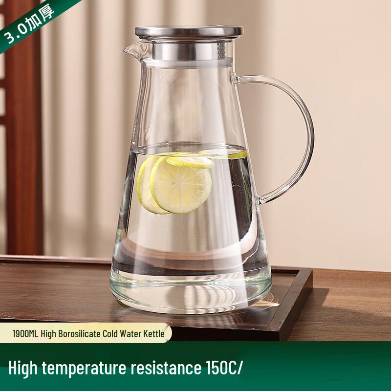 YOLCO Large Capacity High-Temperature Glass Pitcher
