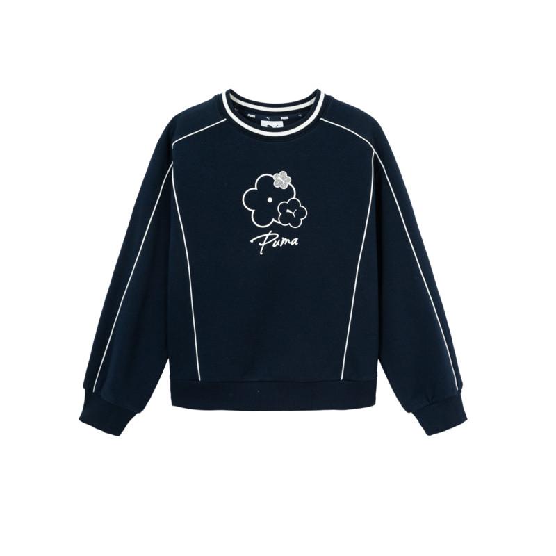 PUMA Kids Sweatshirts Crew Neck Moderate 353126121002-80101 110