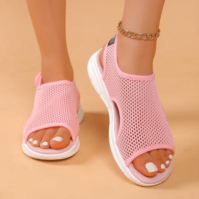 Damensandalen Mode Lässig Sportsandalen Sommer Atmungsaktive Netzsandalen Outdoor Rutschfest Strand Sandalias Sandalias De Mujer