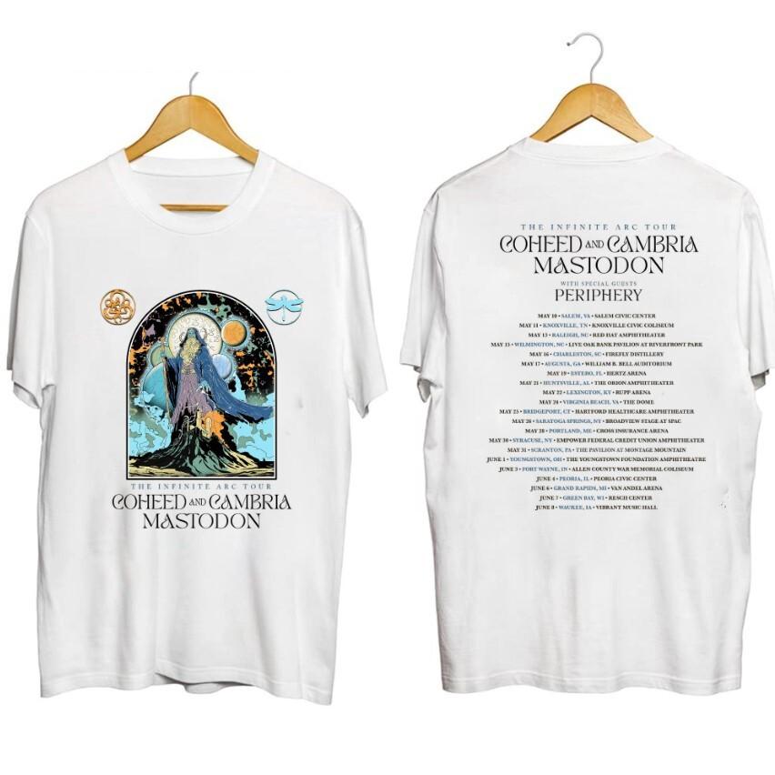 Coheed and Cambria Infinite Arc Tour Shirt Size S-5XL Fans Gift XXXXL