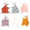 Baby Soothe Blanket Soft Gauze Bibs Teether Burp Cloth Gift Cute Rabbit for Doll Appease Towel Comfort Sleeping Cuddling
