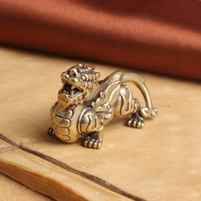 Chinese Mythical Beast Pixiu Figurines Lucky Animal Qi Lin Desktop Decorations