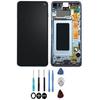 LCD Screen & Touch Screen - SAMSUNG - Galaxy S10 (G973F) - Assembled On Chassis - Black - Original