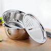 3PCS/Set Vegetable Slicer, Stainless Steel Slicer, Potato Slicer, Vegetable Washing Basin, Drain Basket, Multifunctional