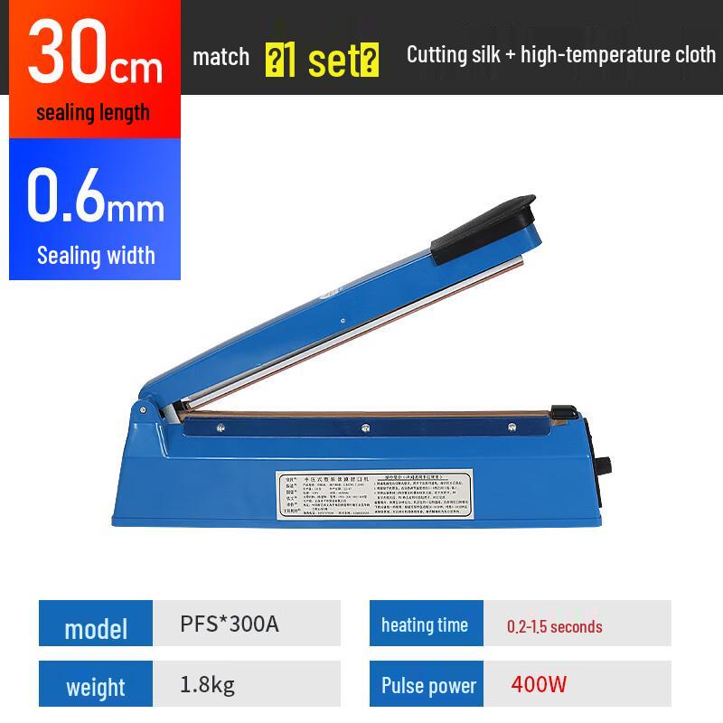 Zhaoran Small Commercial Hand Impulse Heat Sealer
