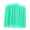 200pcs Grafted Eyelash Swab Cotton Swab Stick Micro Applicators Makeup BrushGreen