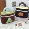 Dopamine Color Handheld Cosmetic Case House-shaped Toiletry Bag Cute Cabin Makeup Bag  Travel
