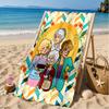 Golden Laday Friendship Beach Towel, Microfiber Beach Towel, Perfect For Pool, Beach, Travel, Home Decor Beach Party Fan Gifts