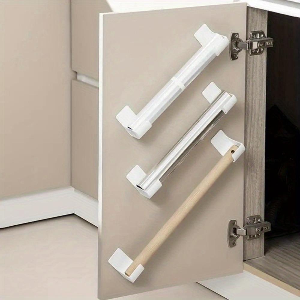 1 Pair of Trash Bag Holder, Garbage Bag Dispenser Roll Rack Wall Mounted Shopping Grocery Bag Roll Rack Plastic Trash Bag Storage Rack