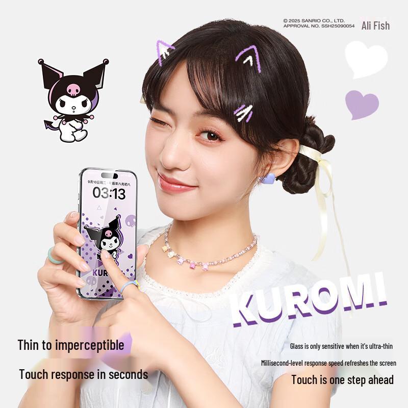 Sanrio Authorized Tempered Glass Screen Protector for iPhone