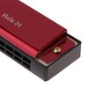 Tremolo Harmonica 24 Hole Harmonica Double Row Blues Harmonica Mouth Organ C-key Harmonica  Kids