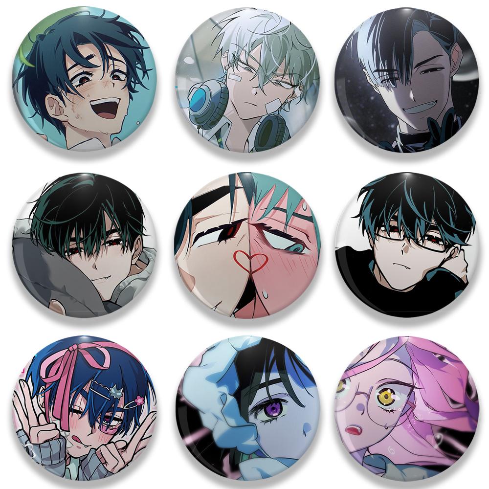 Chic Studio Women's Alien Stage Badges For Jewelry Accessories Bag Decor Luka Ivan Till Mizi Hyuna Sua Tinplate Lapel Button Brooch Pins Fans Gifts