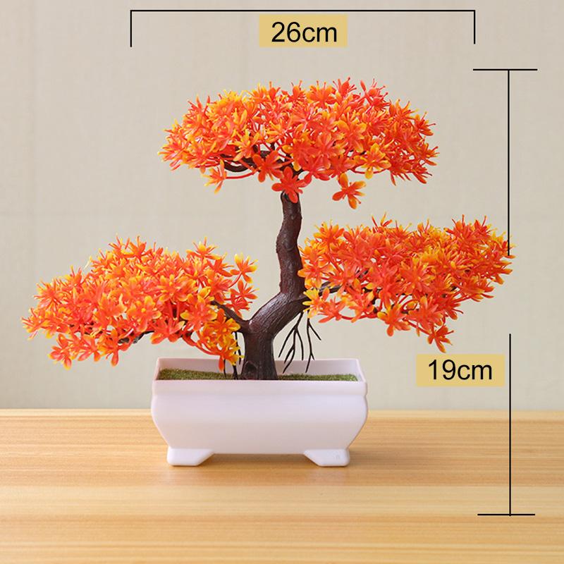 1PC Artificial Plants Accessories Decoration Pot Flowers Plastic Simulation Casual Fashion One Size