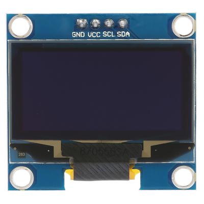 1 יחידה מודול תצוגת OLED בגודל 1.3 אינץ' תקשורת IIC I2C צבע טקסט כחול 128X64