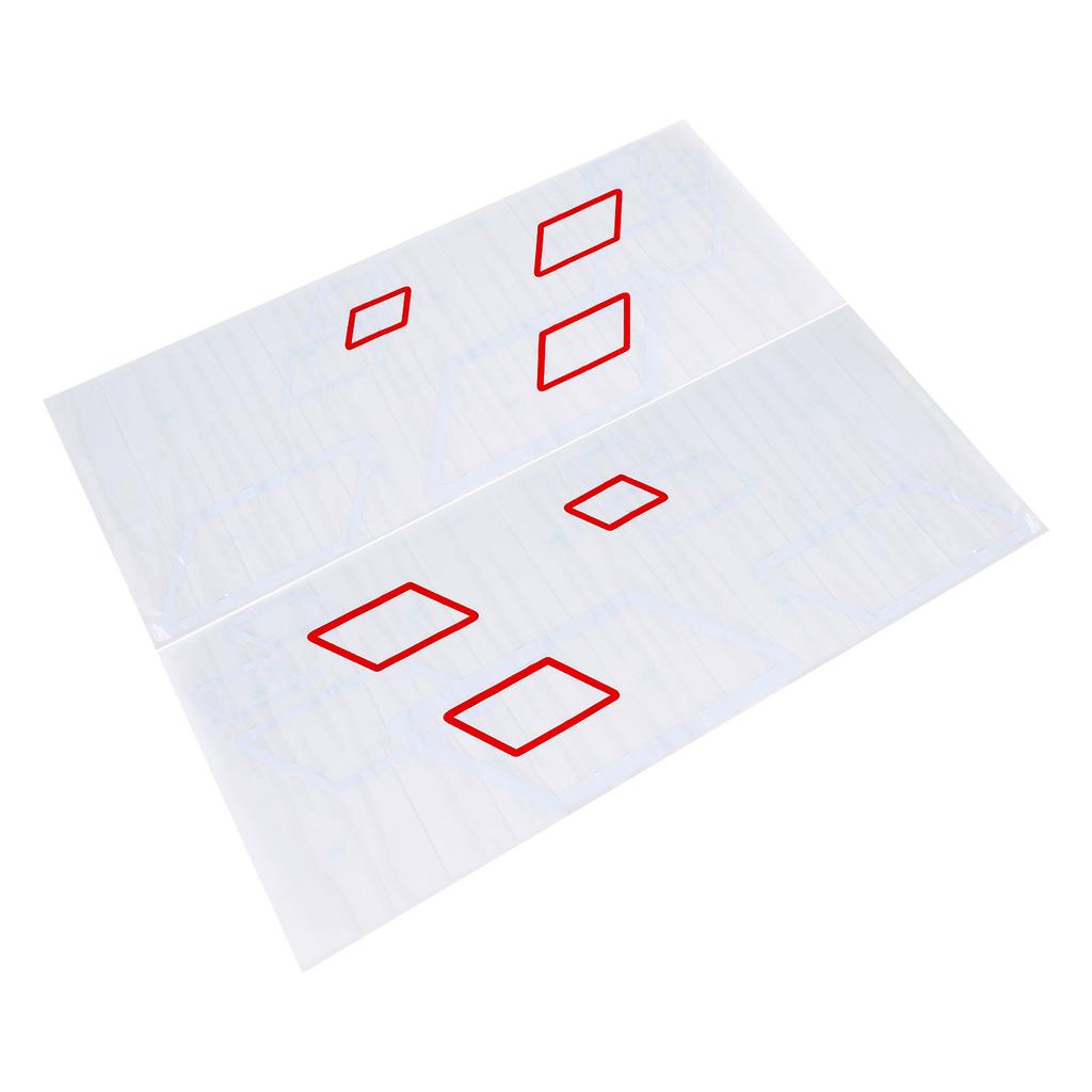 100x38cm Car Body Side Sticker PVC Decals DIY Sport Styling Decoration Auto Truck Racing Accessories White Red
