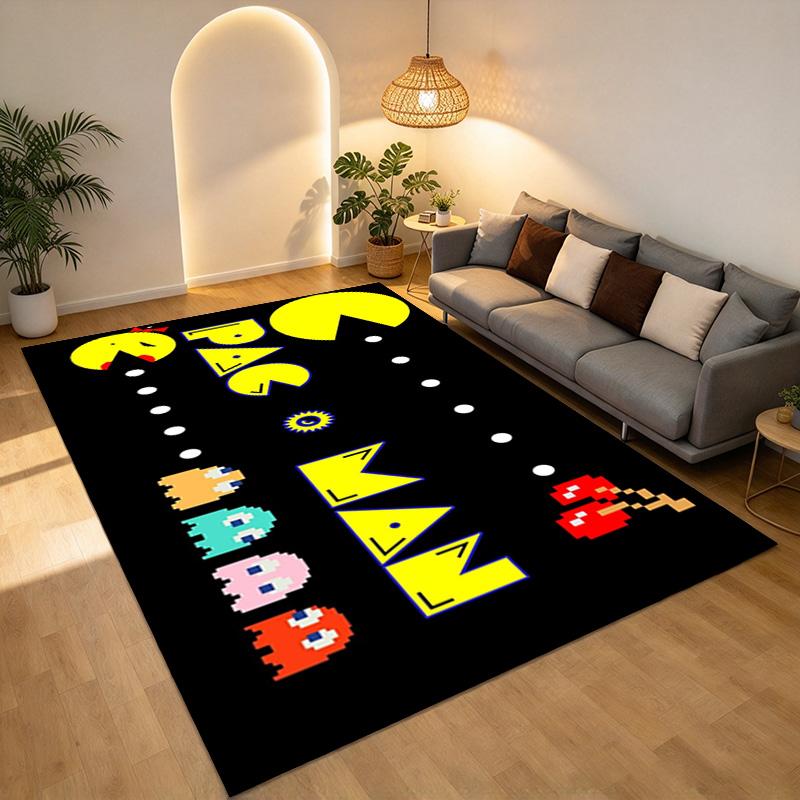 Pacman Adventure Living Room Nonslip Area Rug Soft Carpet For Bedroom Game Playroom Sofa Office Home Decor Doormat Christmas Gift C930725