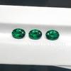 AGL Certified Zambian Oval Cultured Emerald Loose Stone for Jewelry