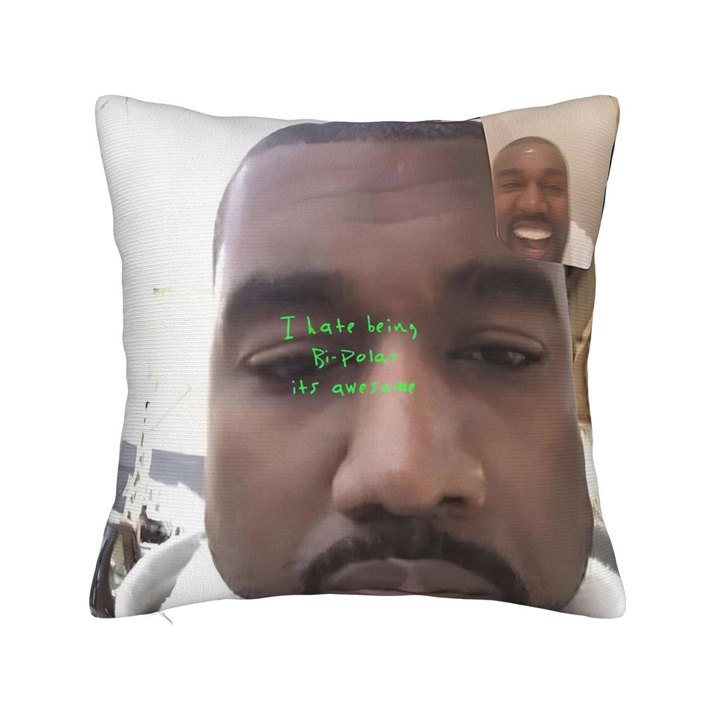 I Love You Like Kanye Loves Kanye Pillowcase Soft Fabric Cushion Cover Decoration Pillow Case Cover Home Drop Shipping 45*45Cm