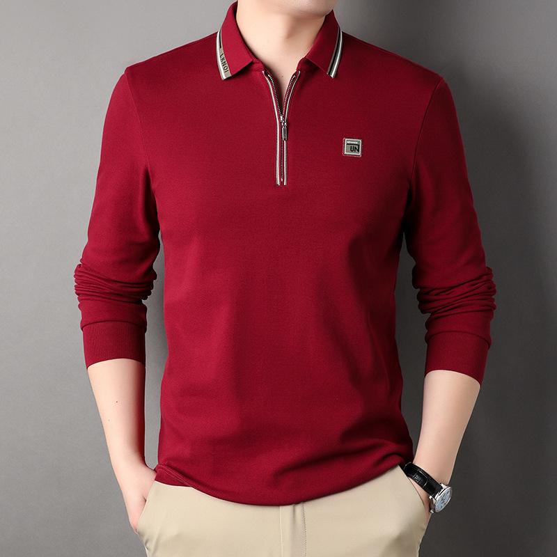 Весенняя и осенняя мужская футболка с длинными рукавами — фото 6