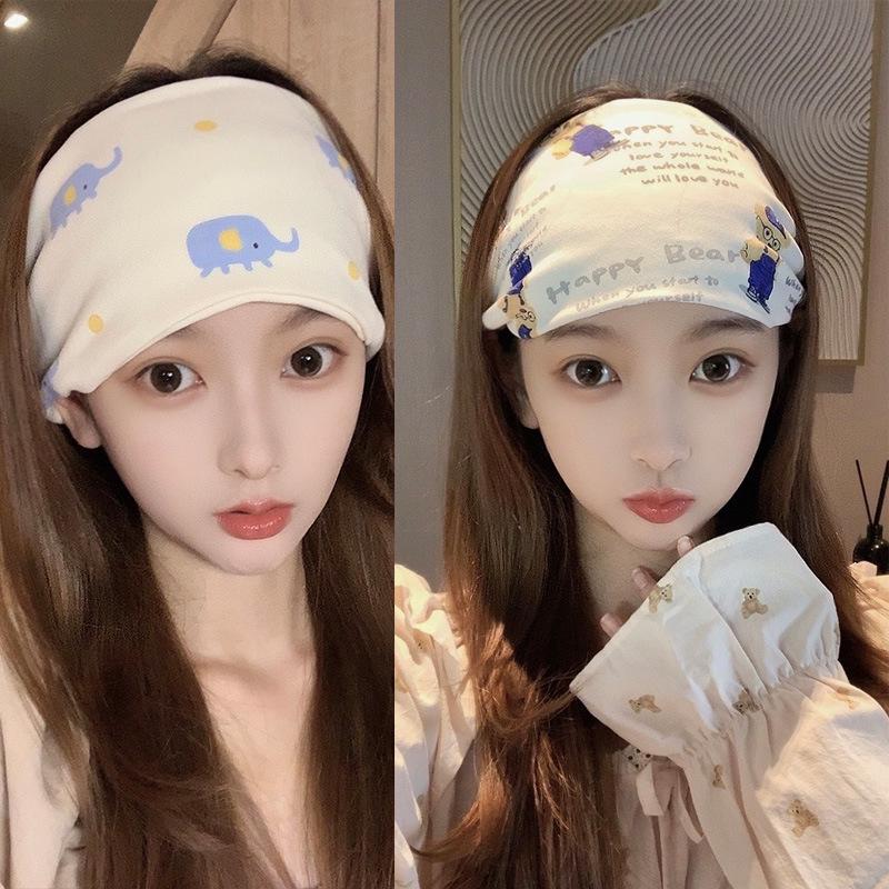 Breathable Maternity Headscarf: Cute, Cotton, Sweat-Absorbent Wide-Brim Hat for Spring/Summer