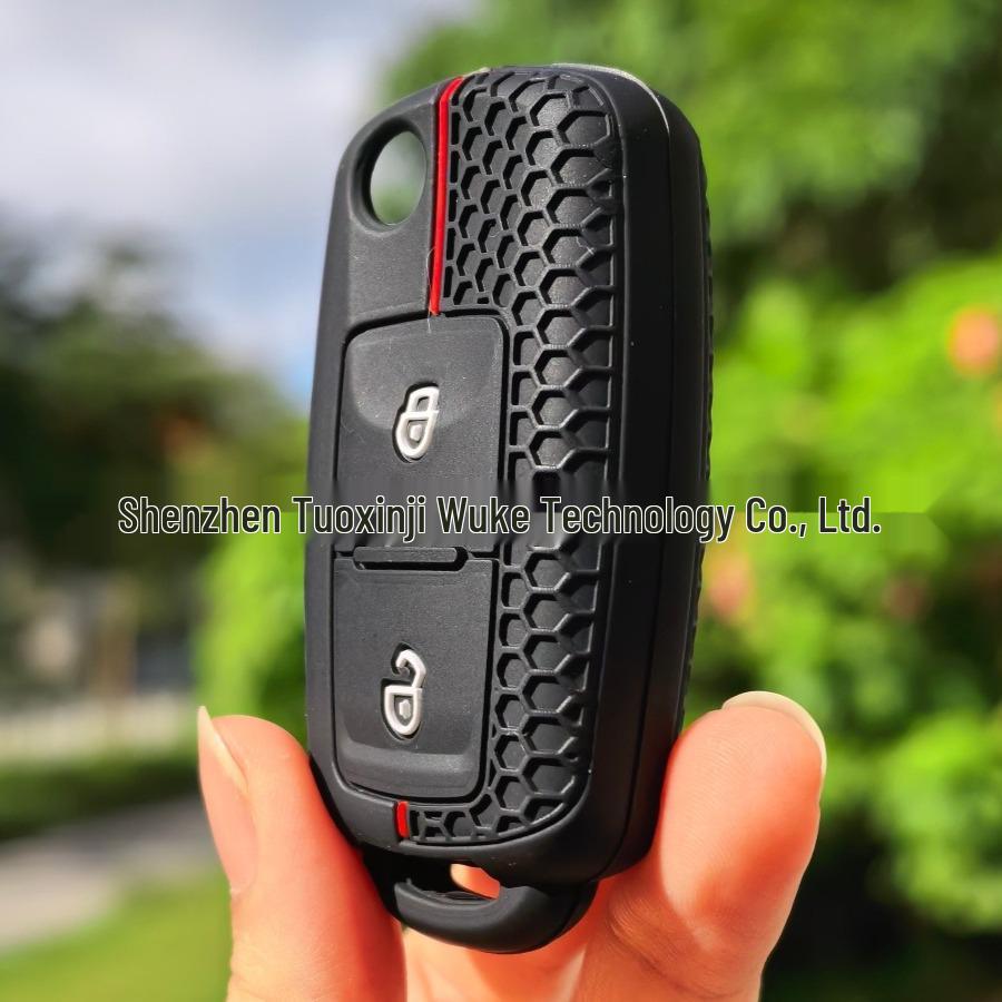 

Silicone Key Cover for Bora, Golf, Polo, Sagitar, Passat, Skoda, Lavida, B5 Models чёрный