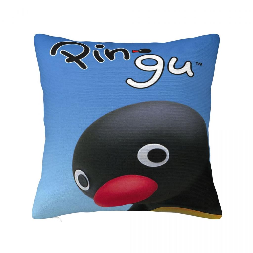 Pingus Cartoon Penguin Pillowcases Merch Printed Cushion Cover Throw Pillow Cover Home Decorations Zippered Multi-Size