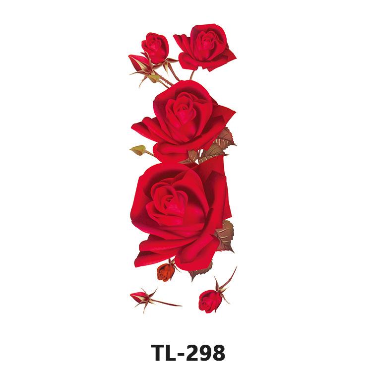 Waterproof Temporary Rose & Floral Tattoos for Women – Long-lasting & Colorful Designs
