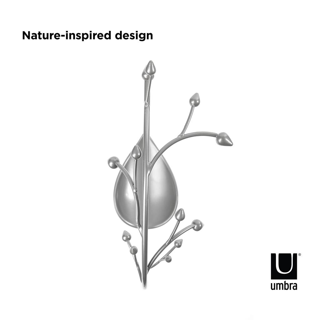 Umbra ORCHID Jewelry Tree, Gunmetal, Jewelry Storage, Stand, and Trinket Box