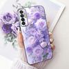 Luxury Flower Butterfly Bow Pattern Casing For Tecno Camon 17P 17 Pro Back Cover Clear Soft Silicone Phone Case For Camon17