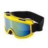 Große Rahmen-Ski-Goggles mit farbiger Linse, Antikollisions-Blendschutzlinse, Outdoor-Sport Schnee Snowboard zum Snowboarden Skifahren