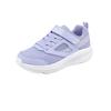 Skechers Girls Synthetic Leather Mesh Fashion Comfortable Versatile Casual Anti-Kick Rebound Breathable Low-Top Training Shoes 303971L-LAV