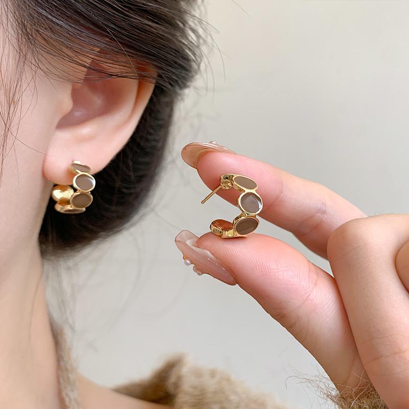 Elegant Bow-Knot Tassel Alloy Earrings for Women's 2025 Spring/Summer
