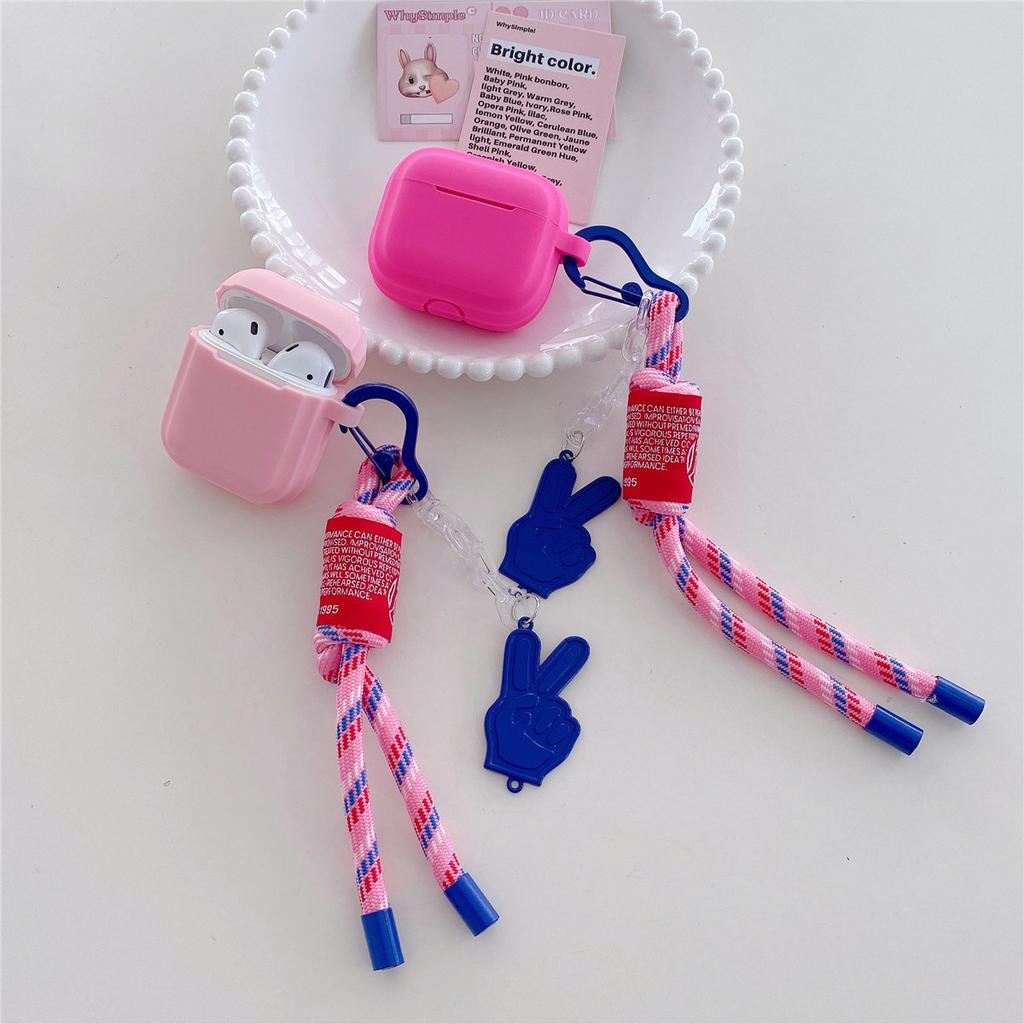 Silicone hand rope for Apple AirPods Pro1 generation Bluetooth headset protective cover Apple 1 generation earphone case 1 generation