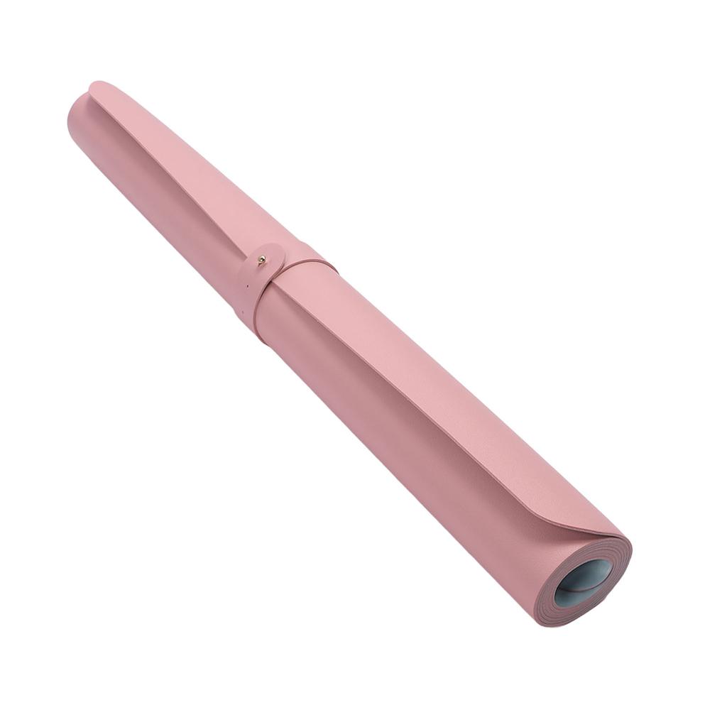 PU Leather Nail Art Table Mat Waterproofing Double Sided Vanity Protector Makeup Mat for Salon Home 