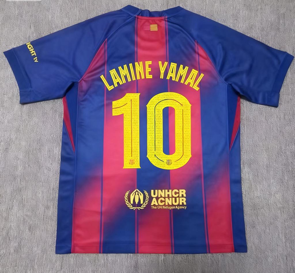 26 Real Madrid Barcelona dres č.. 10 Mbappe 14 Rashford Ne. 10 Yamal fotbalový dres