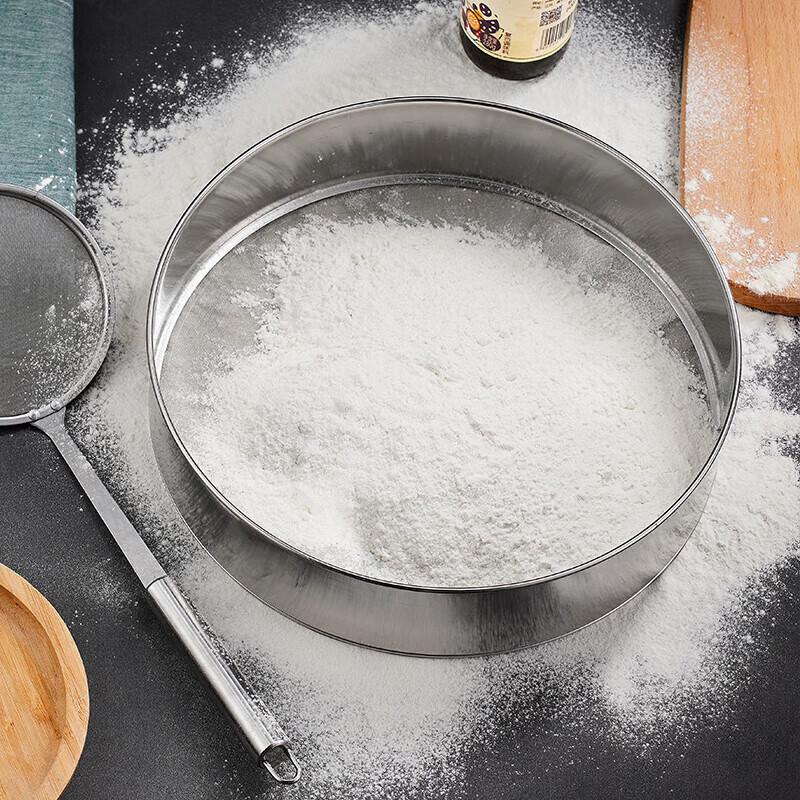 MUYA Stainless Steel Fine Mesh Flour Sifter