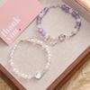 1pc/bag 12x17.5mm Alloy Cat Eye Stone Double Hanging Hole Pendant DIY Bracelet Necklace Earrings Jewelry Accessories